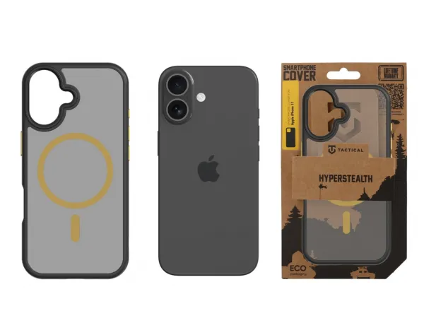 Tactical MagForce Hyperstealth kryt pre Apple iPhone 17, Tactical, Čierno-žltý