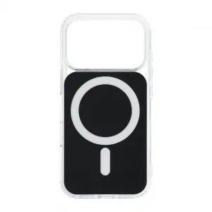 OEM Clear Fusion kryt s MagSafe pre Apple iPhone 17 Pro Max, Čierny