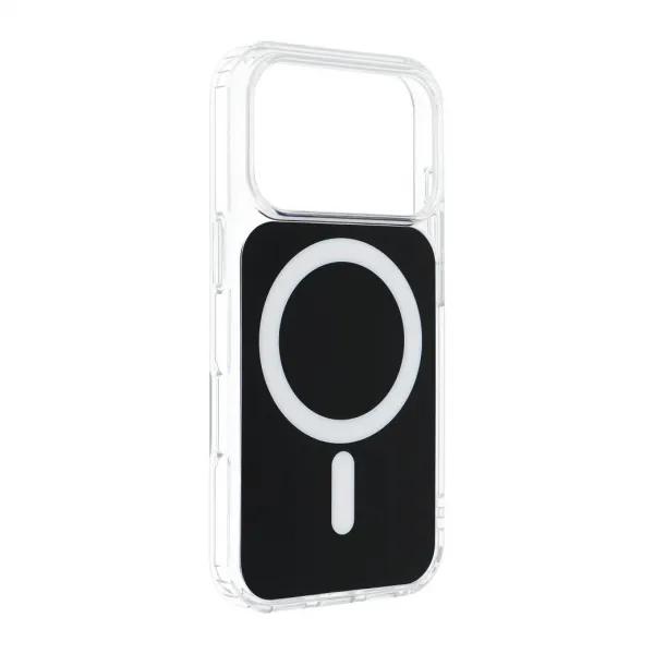 OEM Clear Fusion kryt s MagSafe pre Apple iPhone 17 Pro Max, Čierny