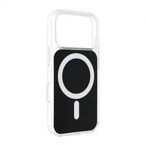 OEM Clear Fusion kryt s MagSafe pre Apple iPhone 17 Pro Max, Čierny