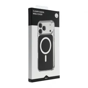 OEM Clear Fusion kryt s MagSafe pre Apple iPhone 17 Pro Max, Čierny