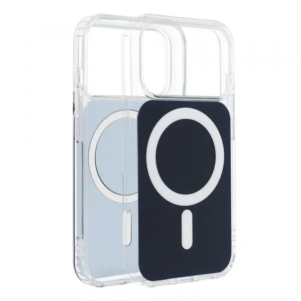 OEM Clear Fusion kryt s MagSafe pre Apple iPhone 17 Pro Max, Modrý