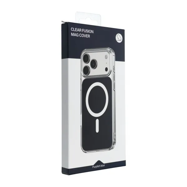 OEM Clear Fusion kryt s MagSafe pre Apple iPhone 17 Pro Max, Modrý