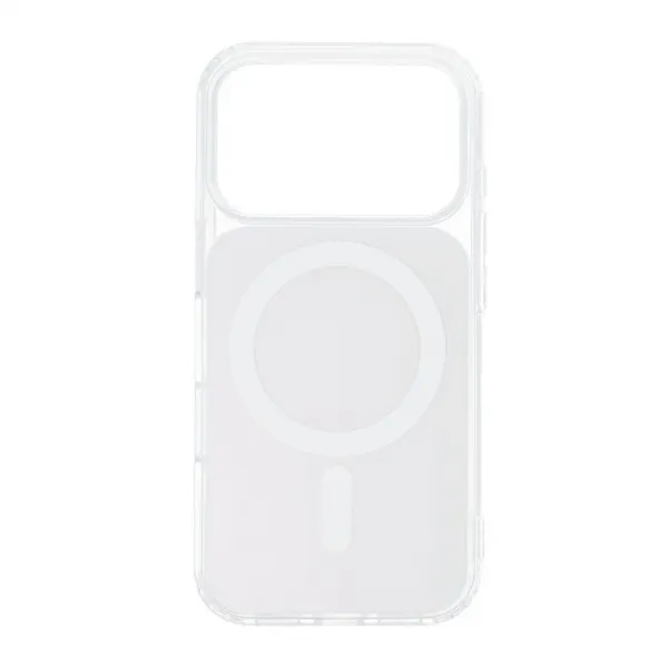 OEM Clear Fusion kryt s MagSafe pre Apple iPhone 17 Pro Max, Biely