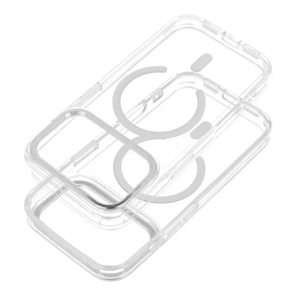 OEM Frame kryt s MagSafe pre Apple iPhone 17 Pro Max, Transparentný