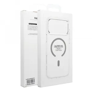 OEM Frame kryt s MagSafe pre Apple iPhone 17 Pro Max, Transparentný