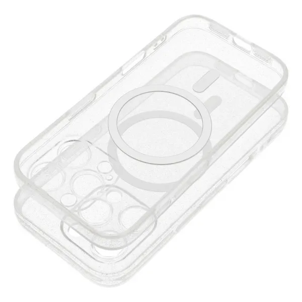 OEM Silikónový kryt s MagSafe pre Apple iPhone 17, Transparentný