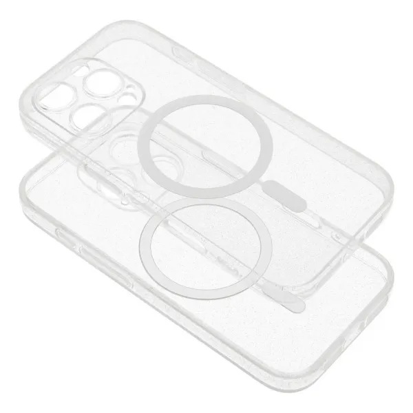 OEM Silikónový kryt s MagSafe pre Apple iPhone 17, Transparentný
