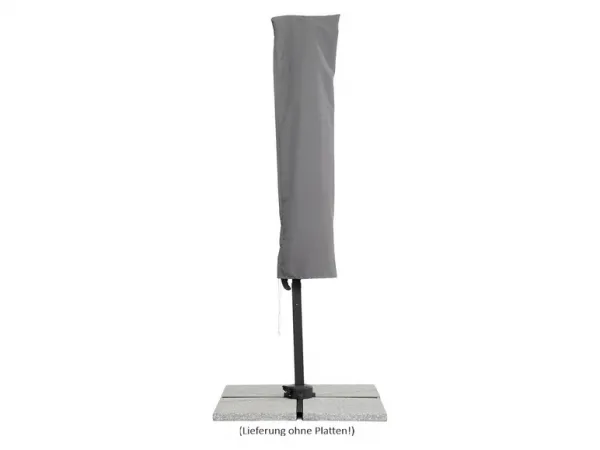 Schneider Slnečník Rhodos Junior antracitový pr. 300 cm