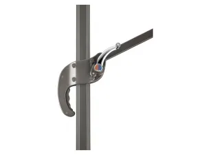 Schneider Slnečník Rhodos Junior antracitový pr. 300 cm