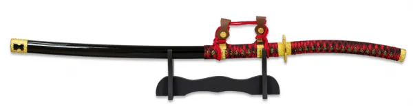 Meč katana TOLE Tachi MA 32550 so stojanom - červený