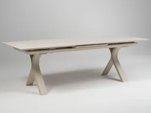 Carson jedálenský stôl krémový 180-240 cm