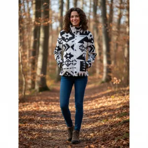 Dámska flisová mikina so zipsom FUNDANGO Serena Fleece Jacket-915- totem