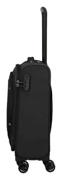 Malý textilný kufor Travelite Umbria S Black