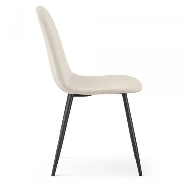 Ak furniture Čalouněná jídelní židle Lumo béžová
