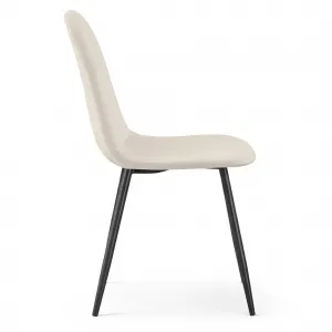 Ak furniture Čalouněná jídelní židle Lumo béžová