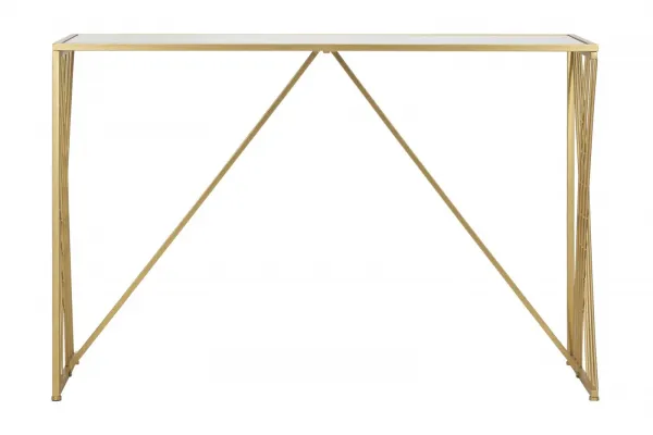 Mauro Ferretti Konzolový stolík Easy 120 cm zlatý
