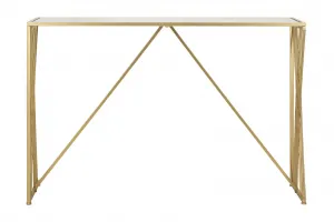 Mauro Ferretti Konzolový stolík Easy 120 cm zlatý