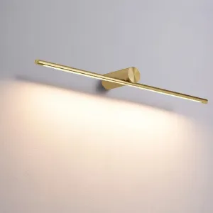 TooLight Kúpeľňové LED svietidlo APP1348-W 61,5 cm temne zlaté/neutrálna biela