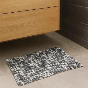 BERILO Kúpeľňový koberec DIAMO 50x80 cm sivý