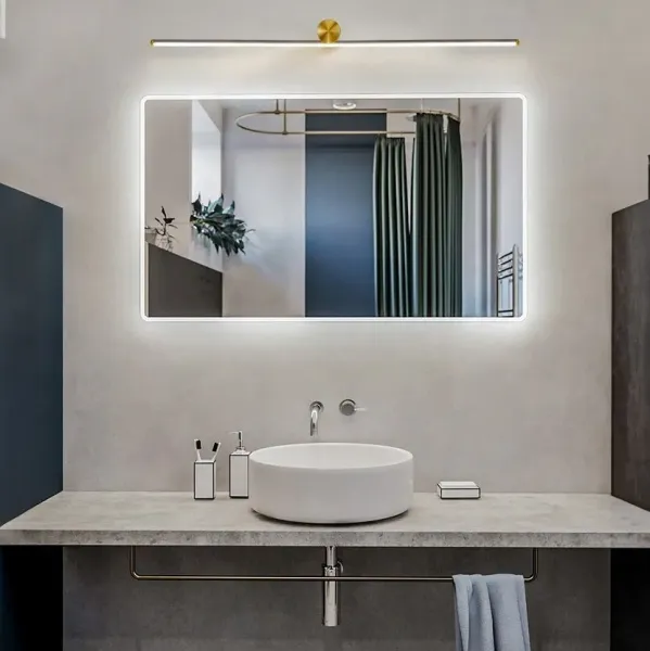 TooLight Kúpeľňové LED svietidlo APP1348-W 61,5 cm temne zlaté/neutrálna biela
