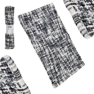 BERILO Kúpeľňový koberec DIAMO 50x80 cm sivý