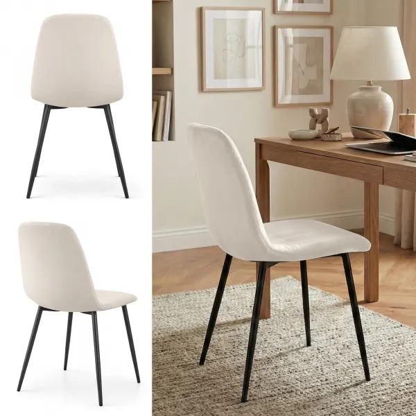 Ak furniture Čalouněná jídelní židle Lumo béžová