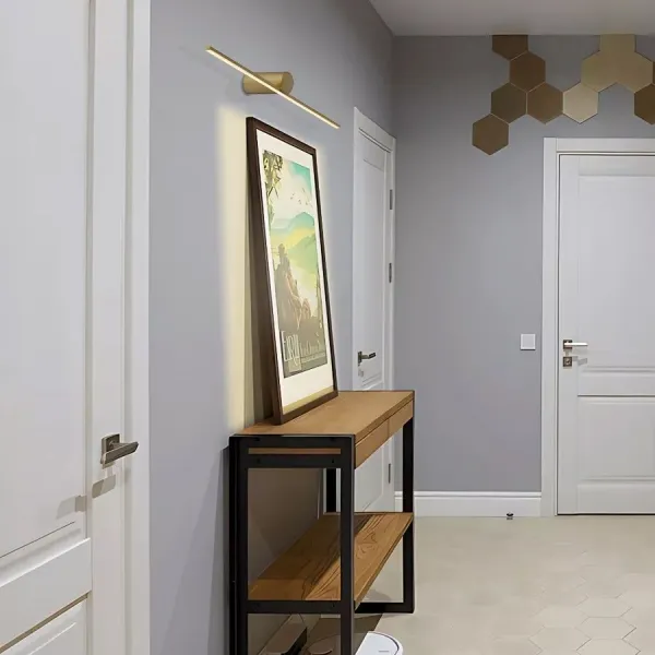 TooLight Kúpeľňové LED svietidlo APP1348-W 61,5 cm temne zlaté/neutrálna biela