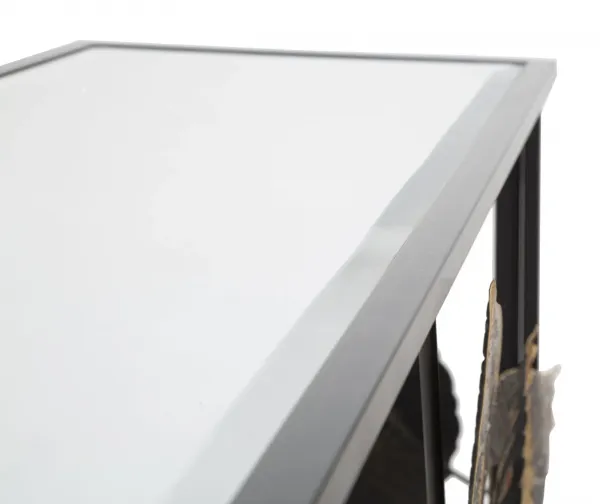 Mauro Ferretti Konferenčný stolík Glamy Dark 112 cm čierny/viacfarebný