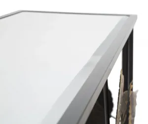 Mauro Ferretti Konferenčný stolík Glamy Dark 112 cm čierny/viacfarebný