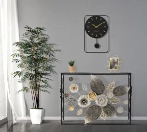 Mauro Ferretti Konferenčný stolík Glamy Dark 112 cm čierny/viacfarebný