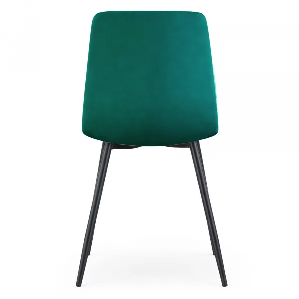 Ak furniture Čalouněná jídelní židle Milo lahvově zelená