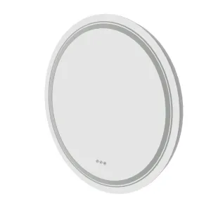 HALMAR Kúpeľňové zrkadlo DOVER 80 cm strieborné
