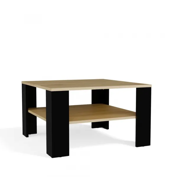 TP Living Konferenčný stolík Lawa Square 68 cm dub artisan/čierny