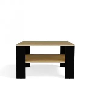 TP Living Konferenčný stolík Lawa Square 68 cm dub artisan/čierny