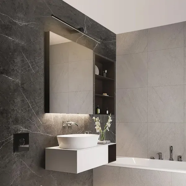 TooLight Kúpeľňové LED svietidlo APP1343-W 81,5 cm čierne/neutrálna biela