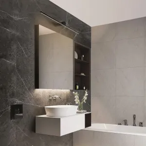 TooLight Kúpeľňové LED svietidlo APP1343-W 81,5 cm čierne/neutrálna biela