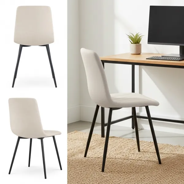 Ak furniture Čalouněná jídelní židle Livo béžová