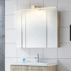 TooLight Kúpeľňové LED svietidlo APP1346-W 81,5 cm zlaté/neutrálna biela