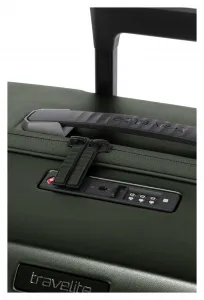 Stredný škrupinový kufor Travelite Millennium M Pine Green