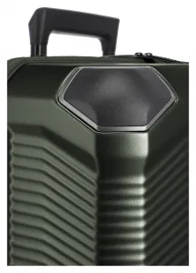 Stredný škrupinový kufor Travelite Millennium M Pine Green