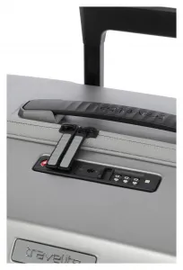Stredný škrupinový kufor Travelite Millennium M Silver