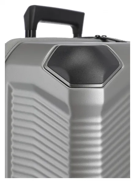 Stredný škrupinový kufor Travelite Millennium M Silver