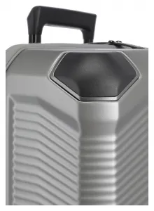 Stredný škrupinový kufor Travelite Millennium M Silver