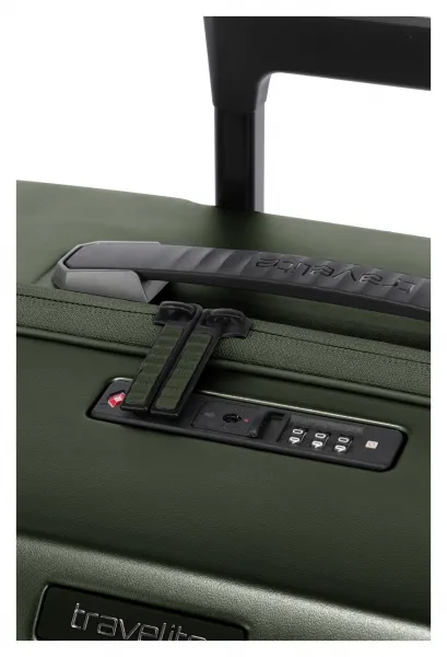 Malý škrupinový kufor Travelite Millennium S Pine Green