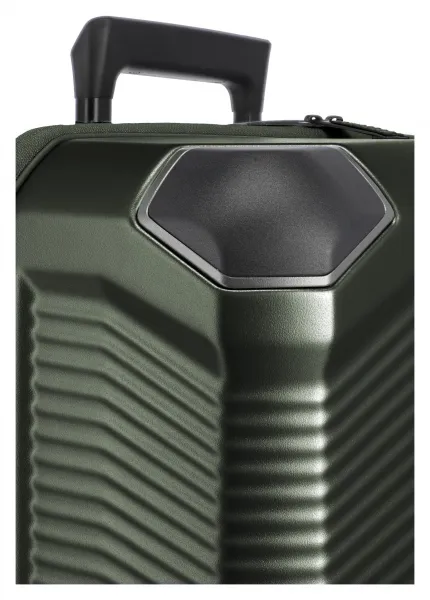 Malý škrupinový kufor Travelite Millennium S Pine Green