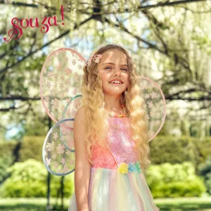 Souza! – detský kostým – víla Flora – 5 až 7 rokov, 110 – 122 cm