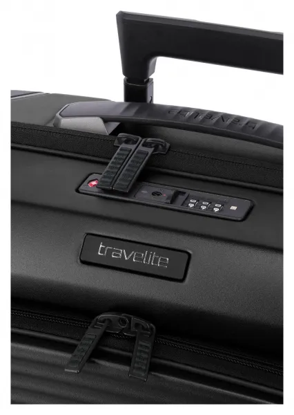 Palubný kufor na notebook Travelite Millennium S Front pocket Black