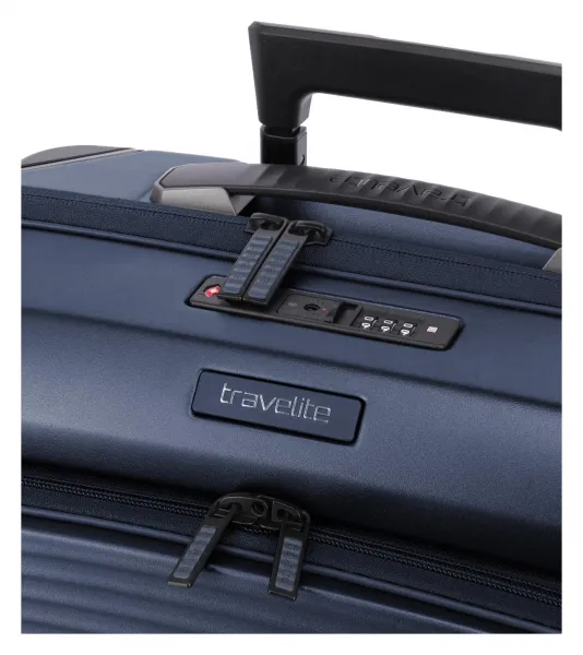 Palubný kufor na notebook Travelite Millennium S Front pocket Navy