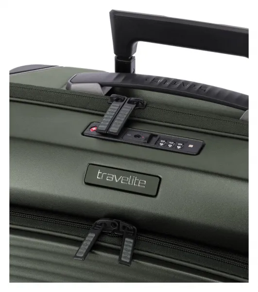 Palubný kufor na notebook Travelite Millennium S Front pocket Pine Green